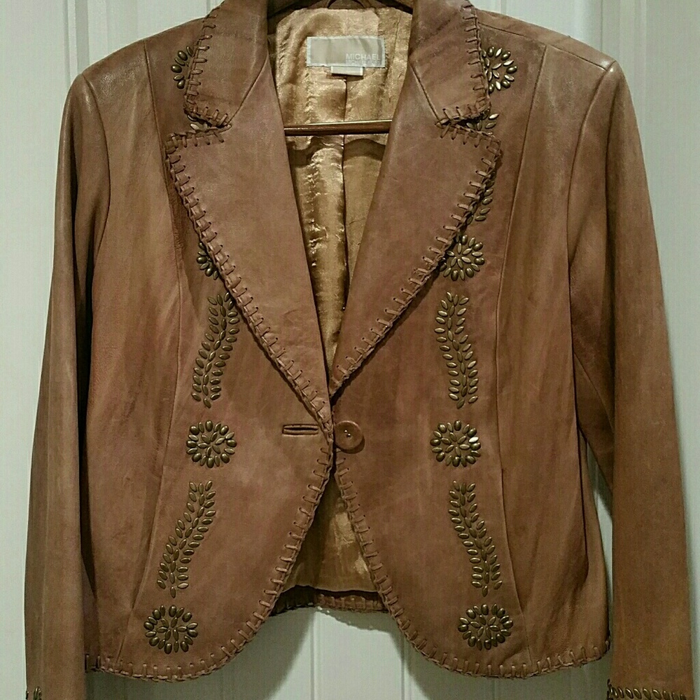 Michael Kors Large genuine leather jacket